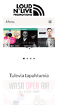 Mobile Screenshot of loudnlive.fi